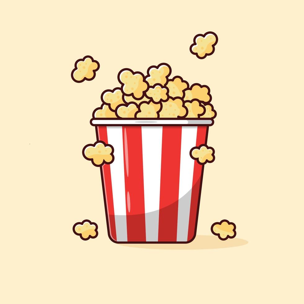 Perfect Pop Corn for Cinema vector