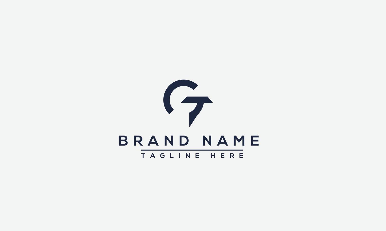GT Logo Design Template Vector Graphic Branding Element.