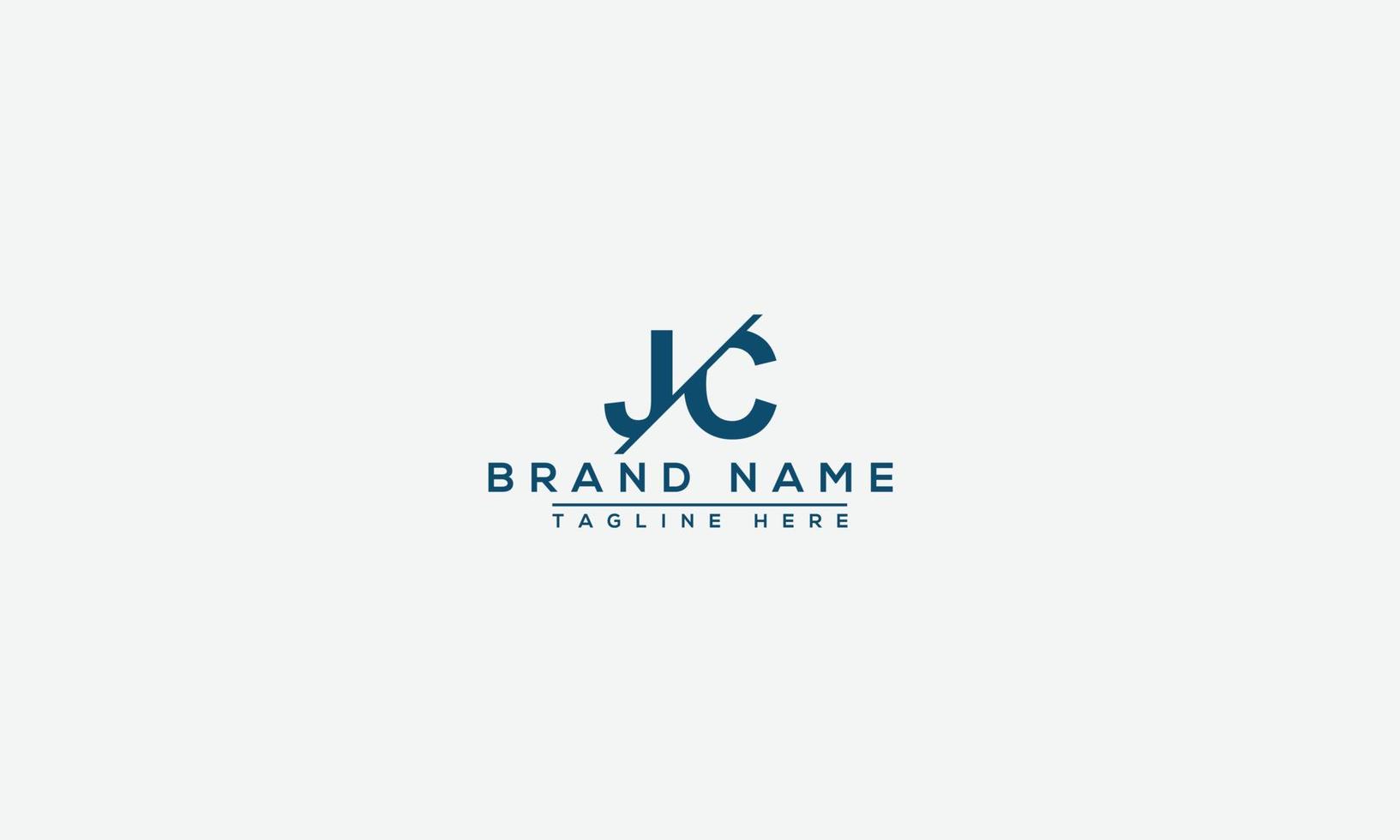 JC Logo Design Template Vector Graphic Branding Element.