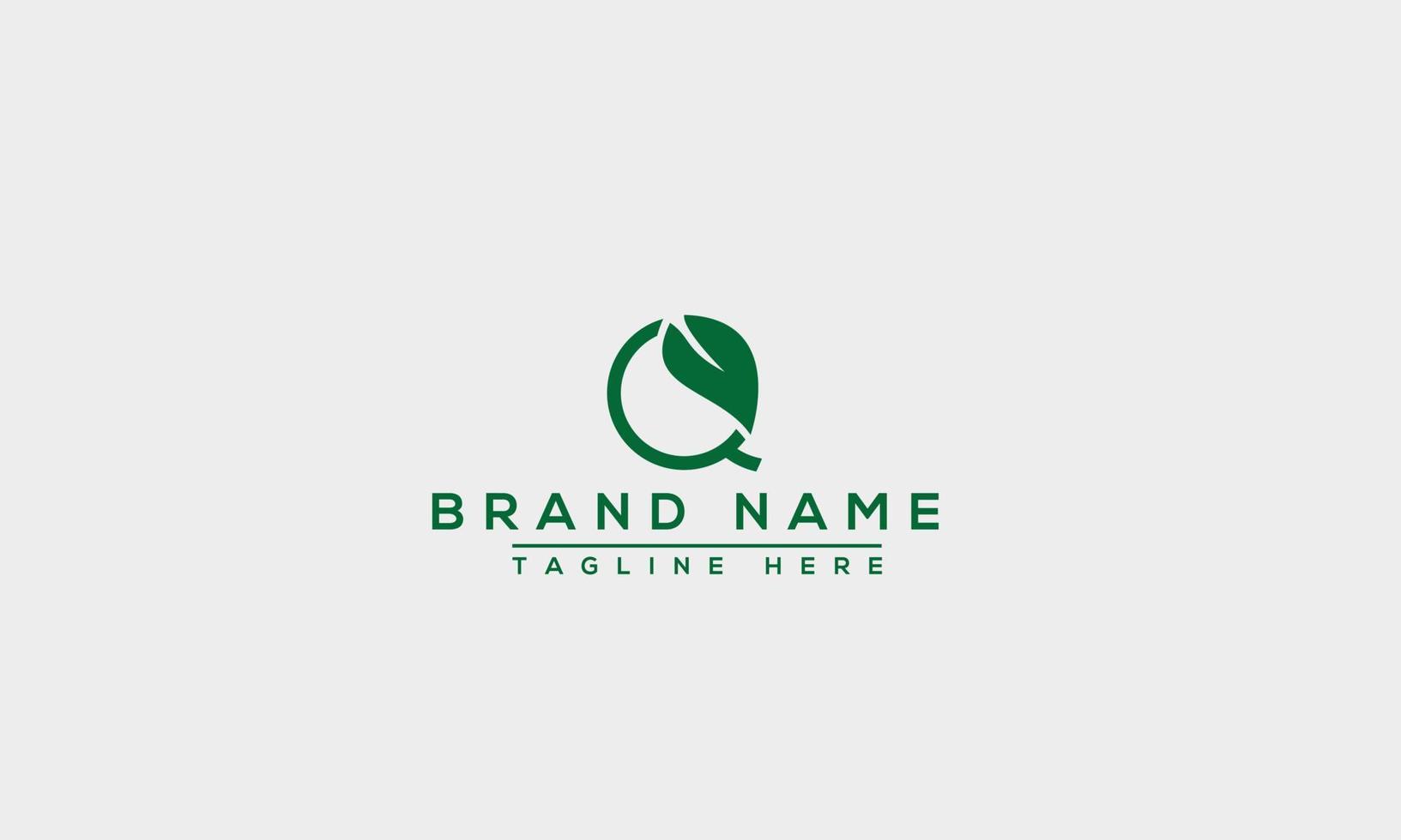 Q Logo Design Template Vector Graphic Branding Element.