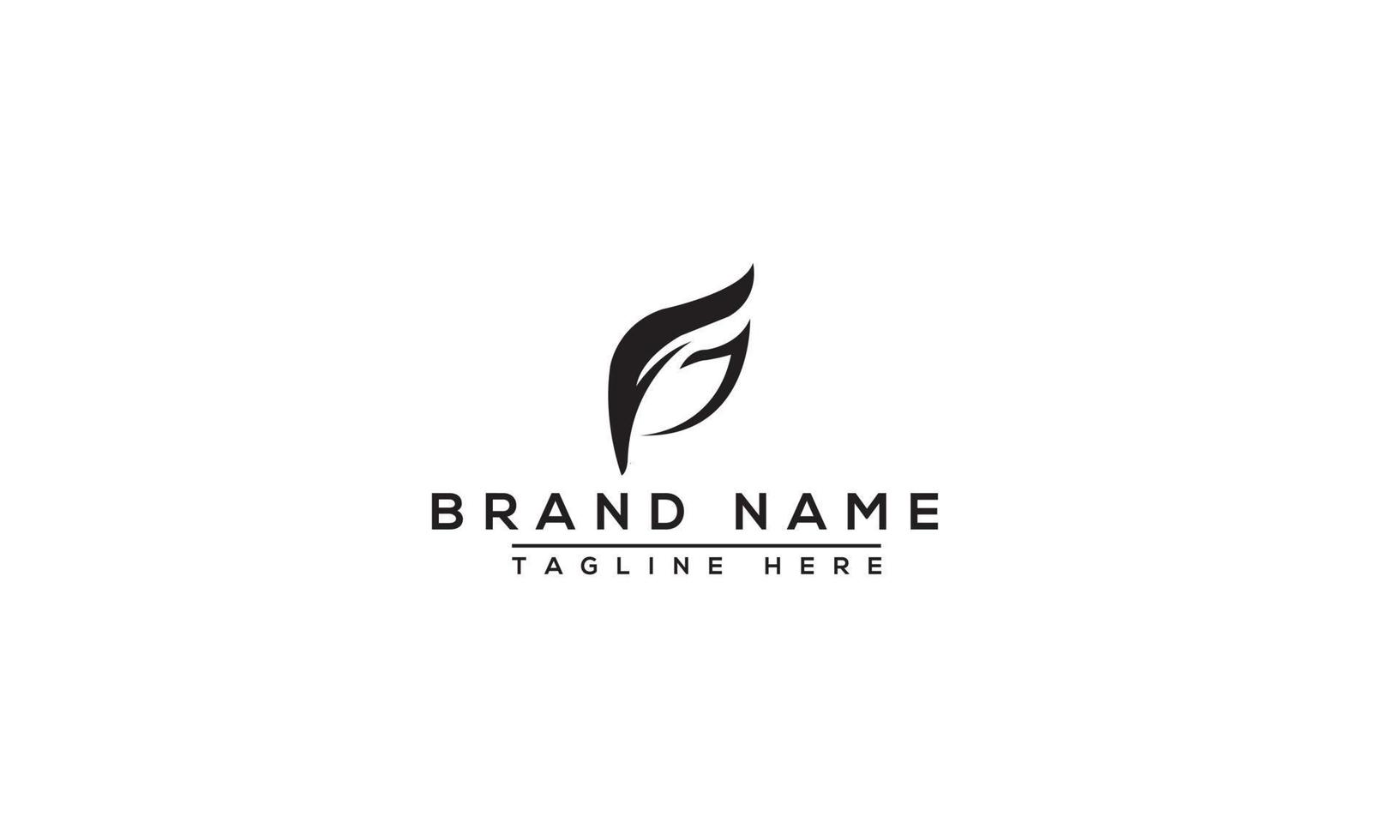 FD Logo Design Template Vector Graphic Branding Element.