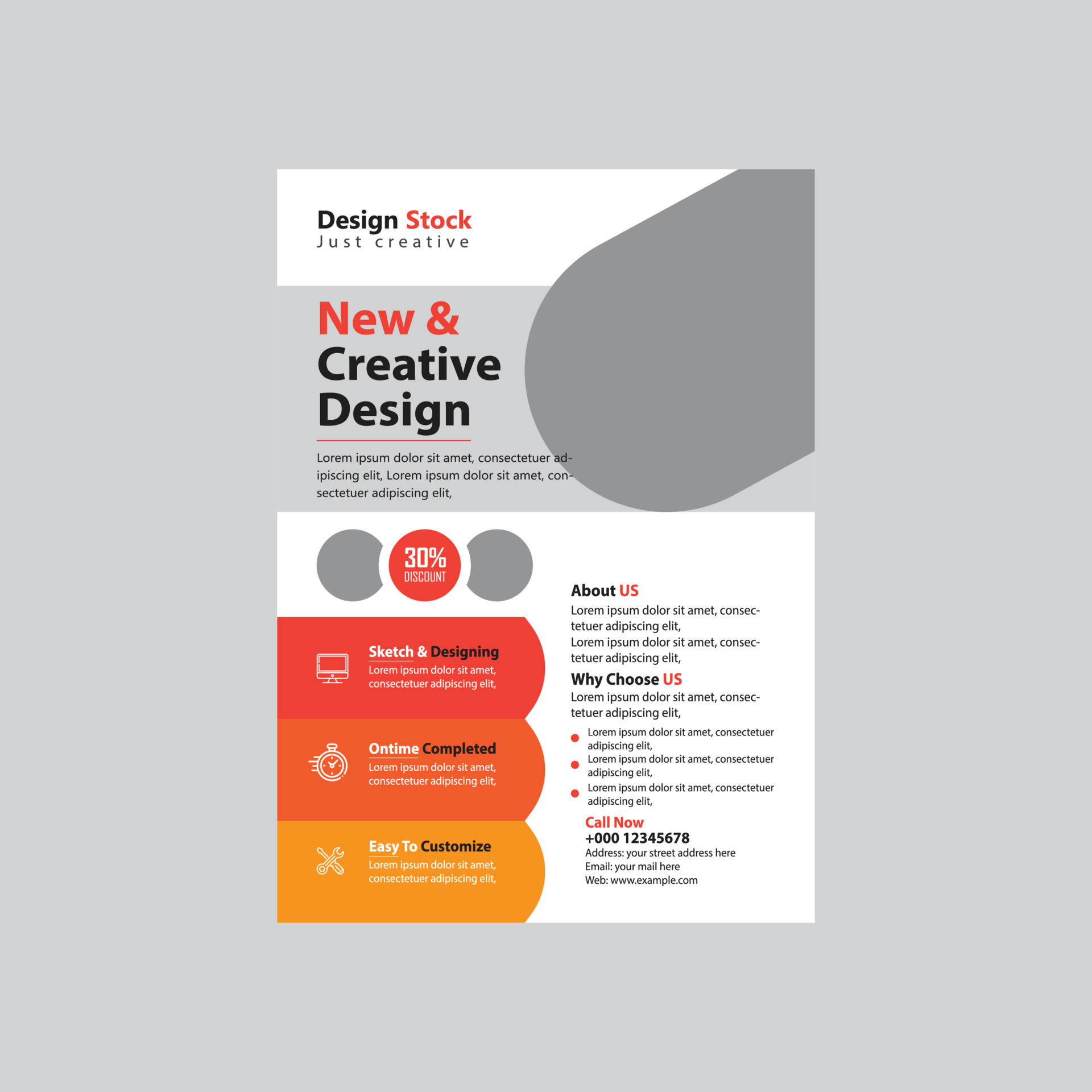 Corporate flyer design free download 10817671 Vector Art at Vecteezy
