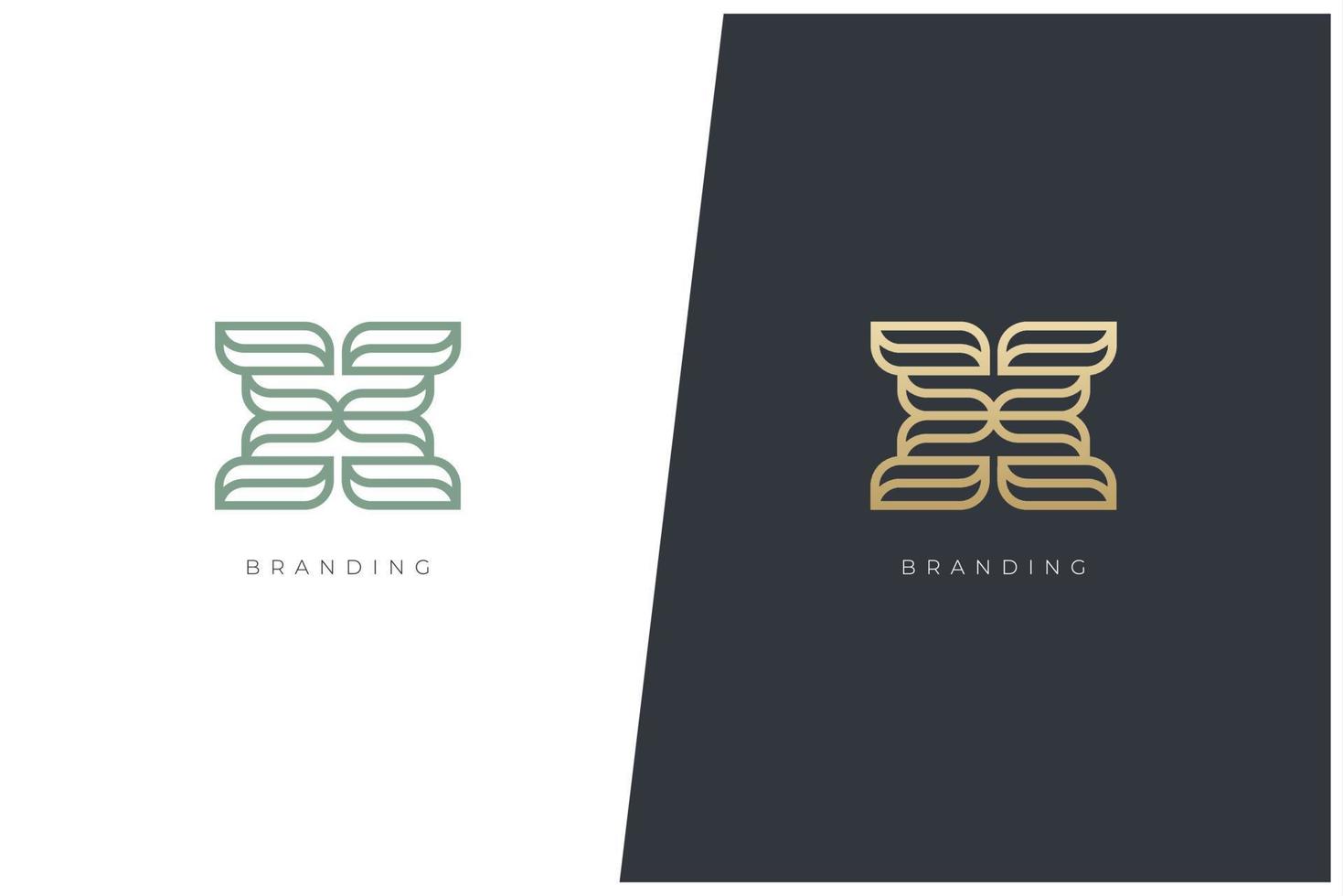 x carta logo vector concepto icono marca registrada. universal x logotipo marca