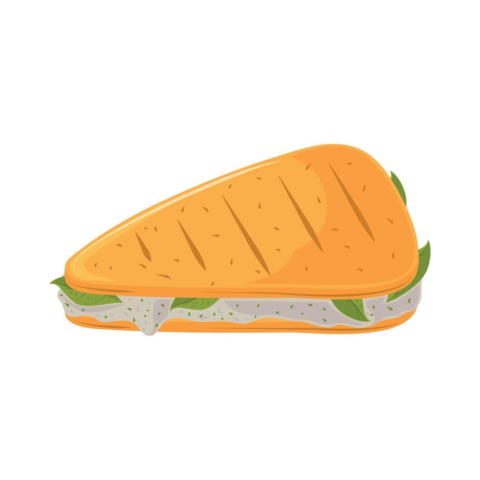 icono de comida de sándwich vector