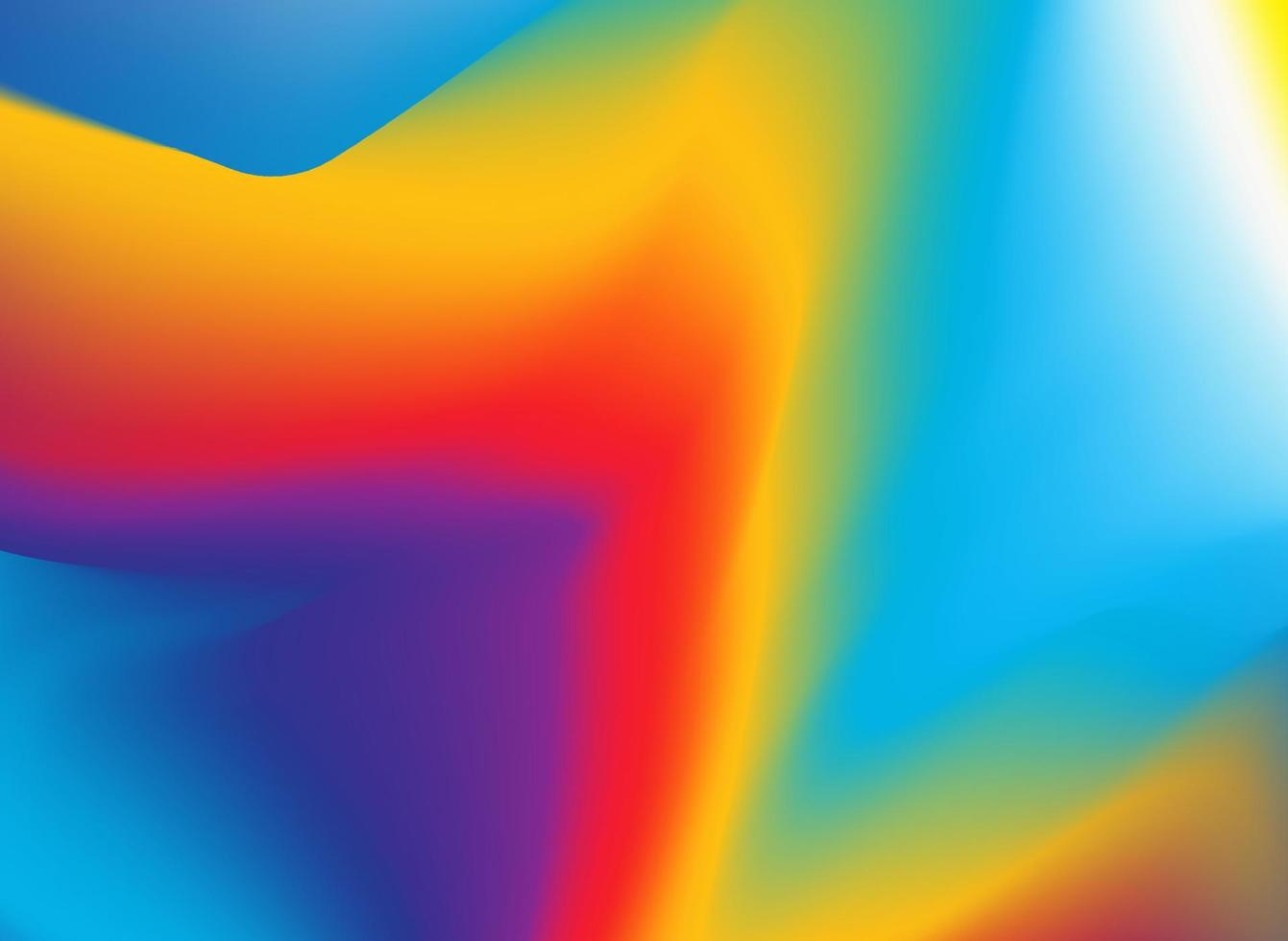 fondo abstracto con efecto holográfico. Banner de vector 3d con espacio de copia