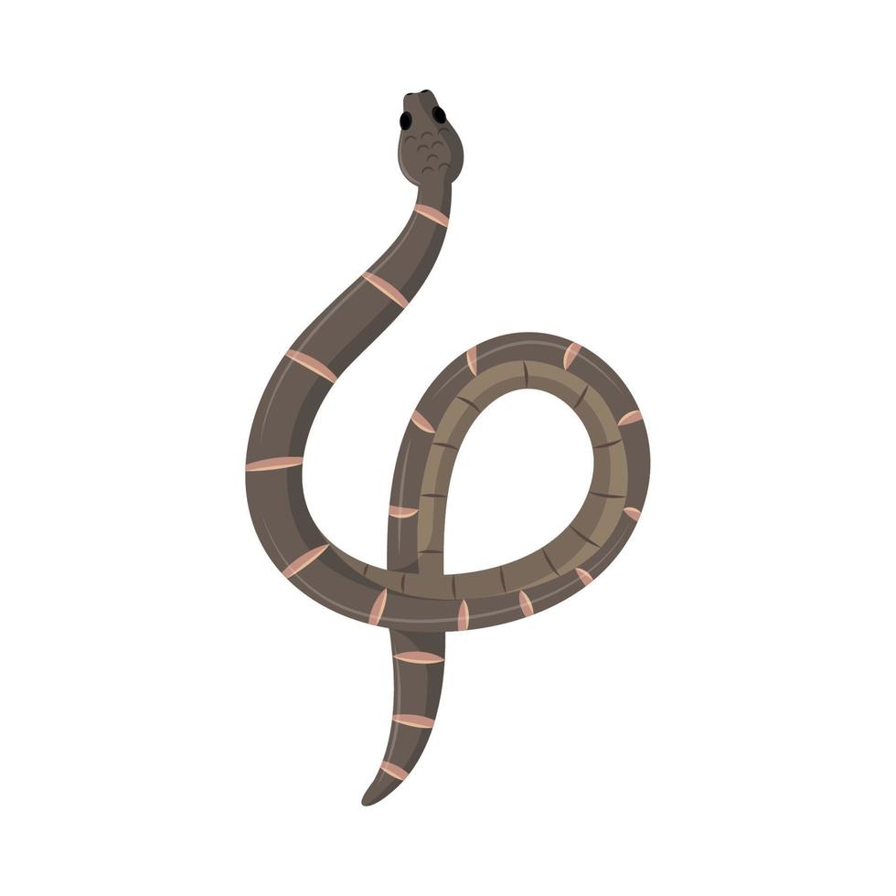 serpiente estilo aislado vector