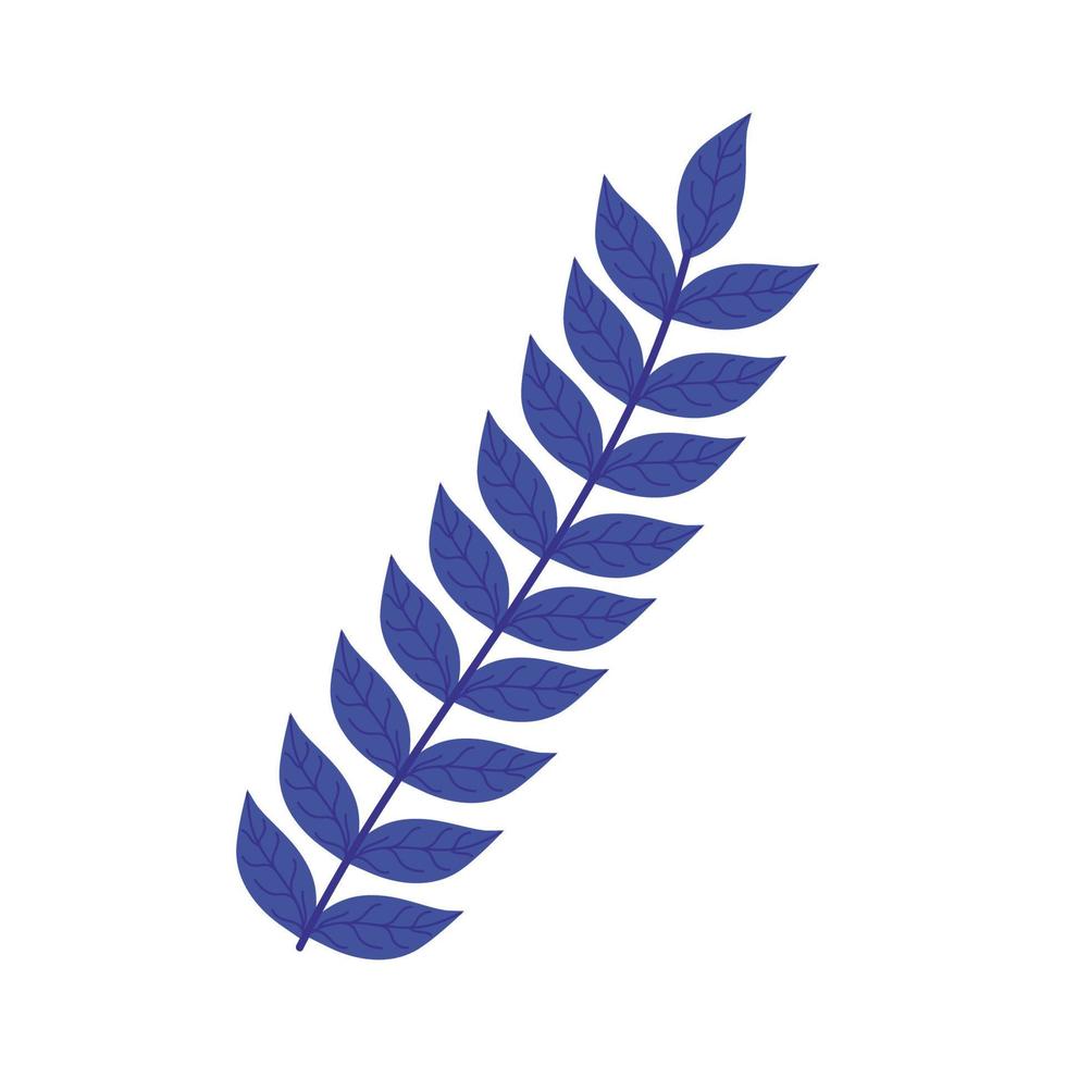 leaves plant icon vector