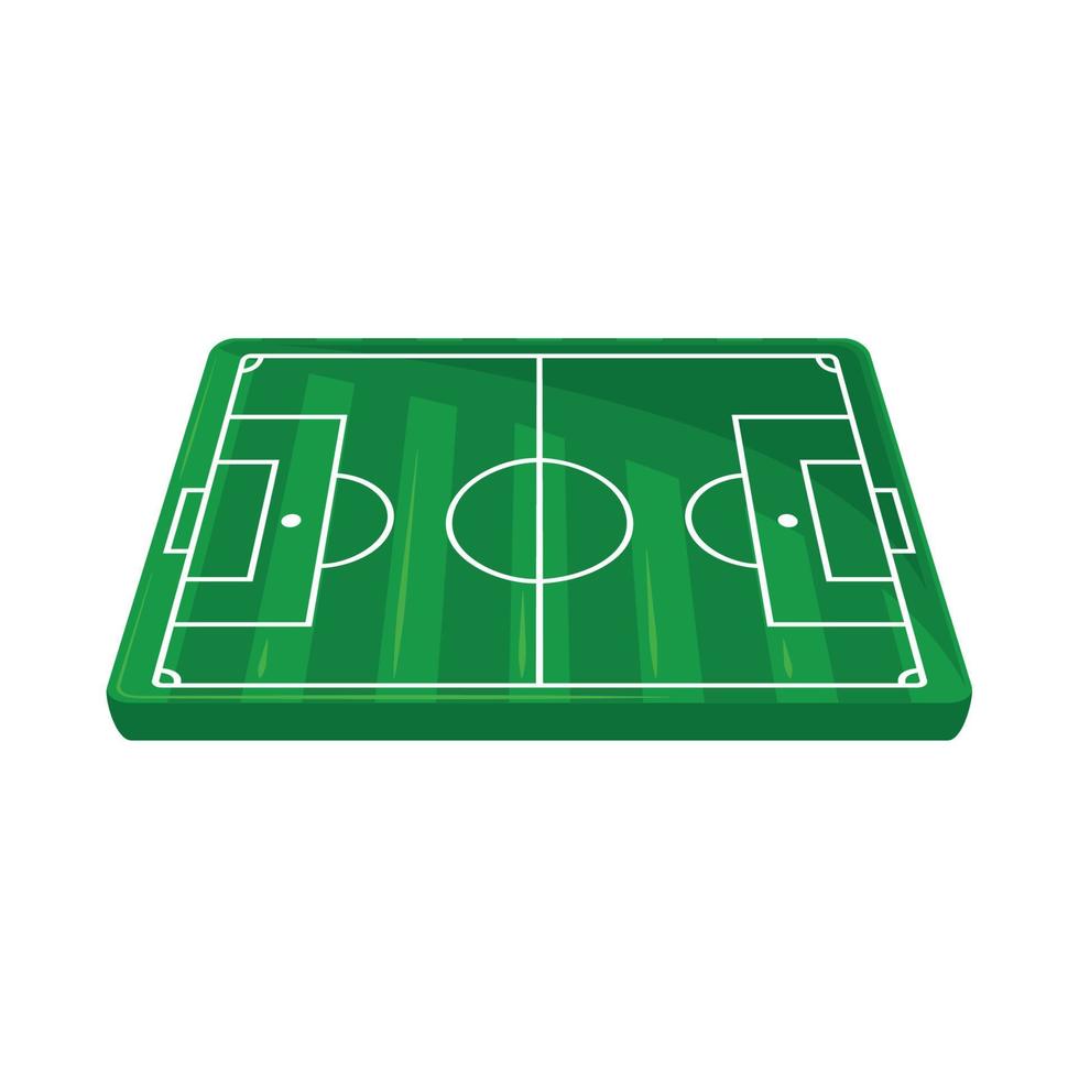 icono de campo de fútbol vector