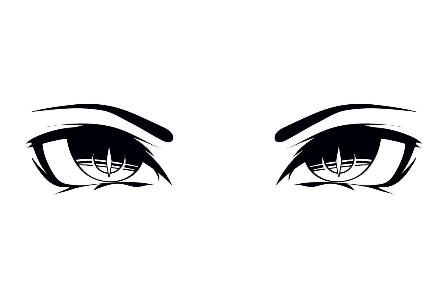 anime female eyes 10818056 Vector Art at Vecteezy