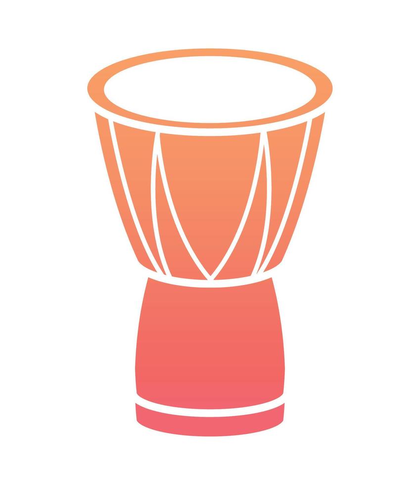 drum african instrument vector