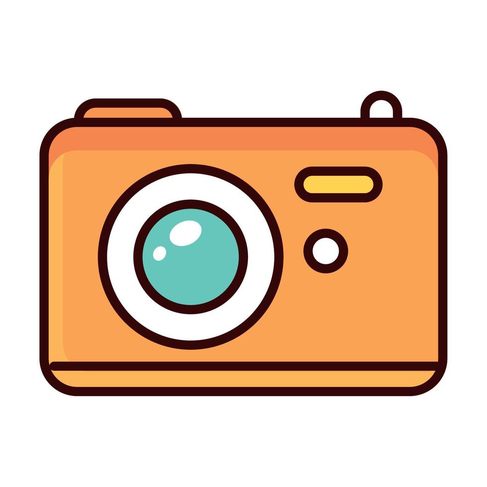 camera cartoon icon vector