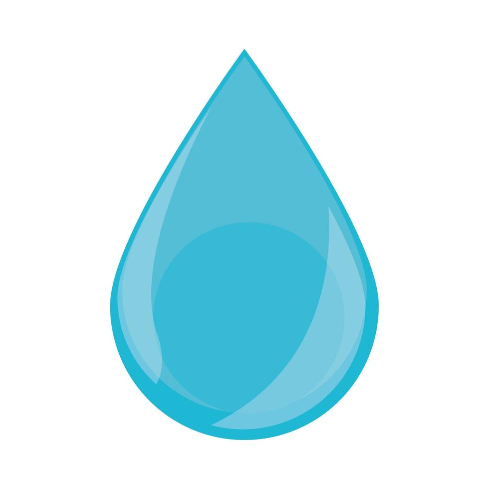 water drop icon vector