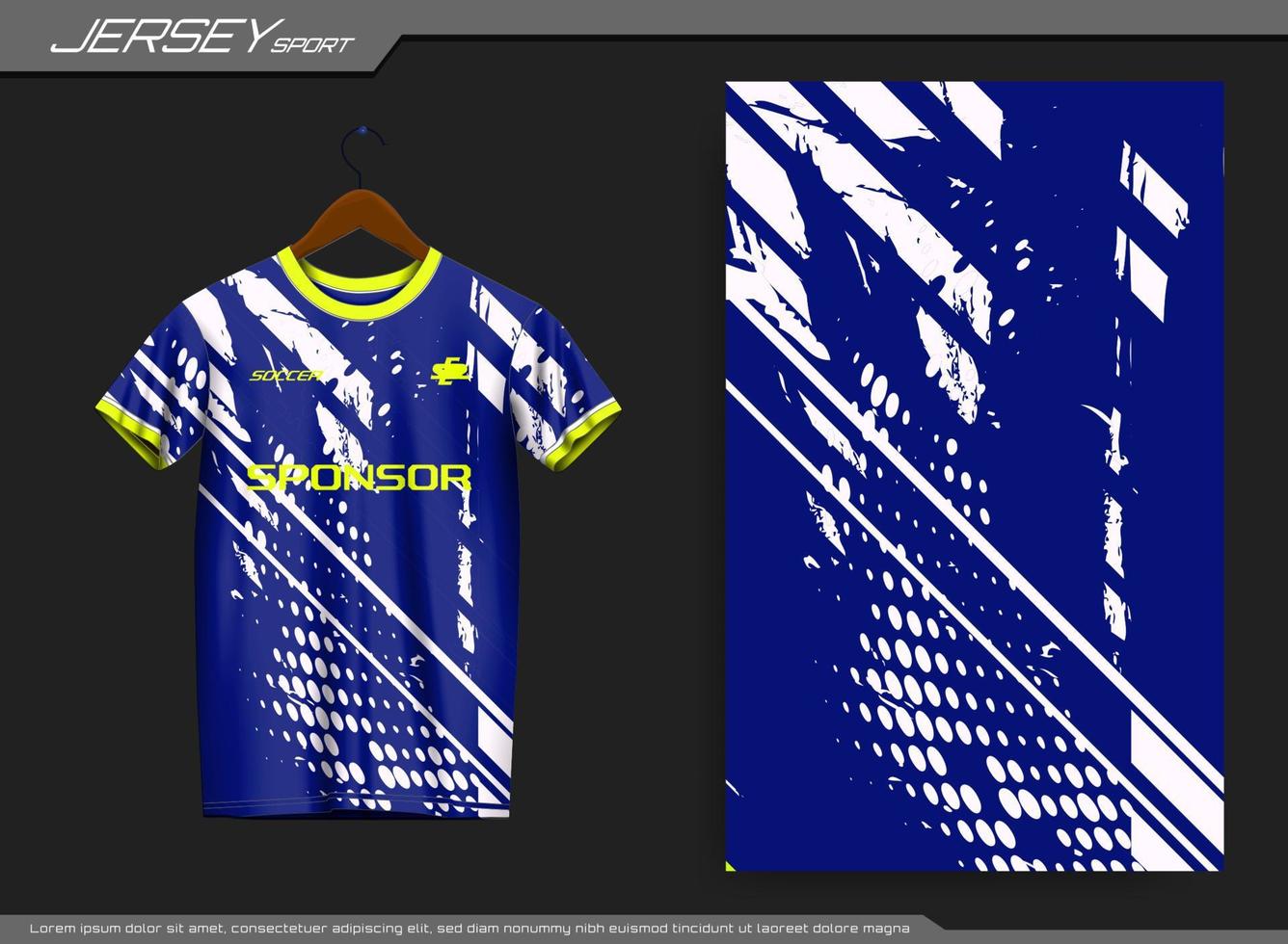 Jersey sports t-shirt. Soccer jersey for soccer club. Suitable for jersey, background, poster, etc. vector