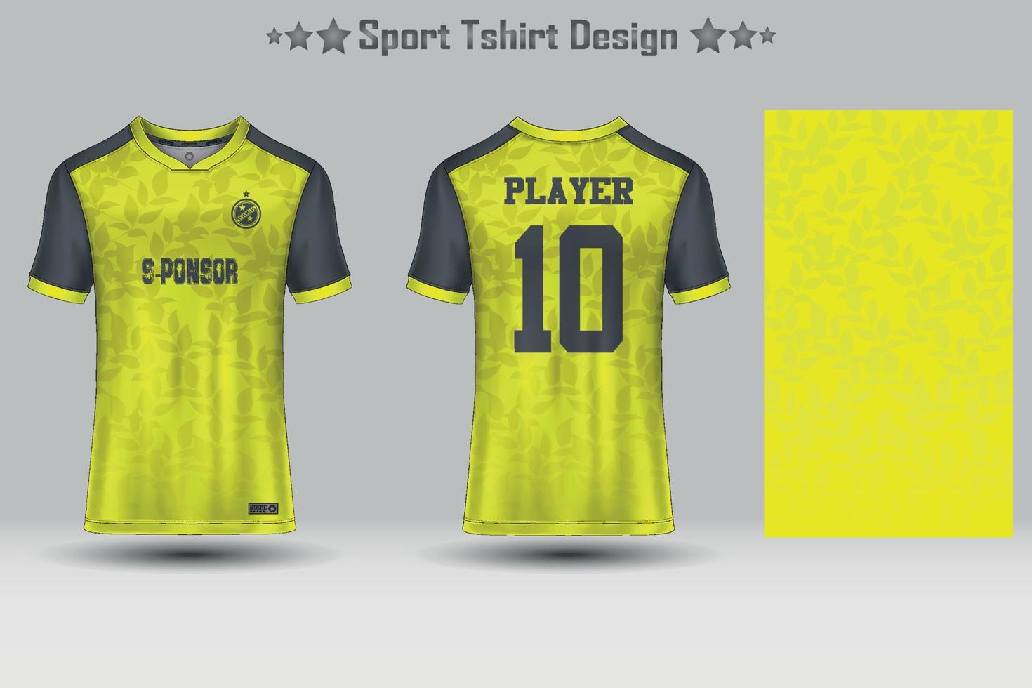 maqueta de camiseta deportiva de fútbol diseño de camiseta con patrón geométrico abstracto vector