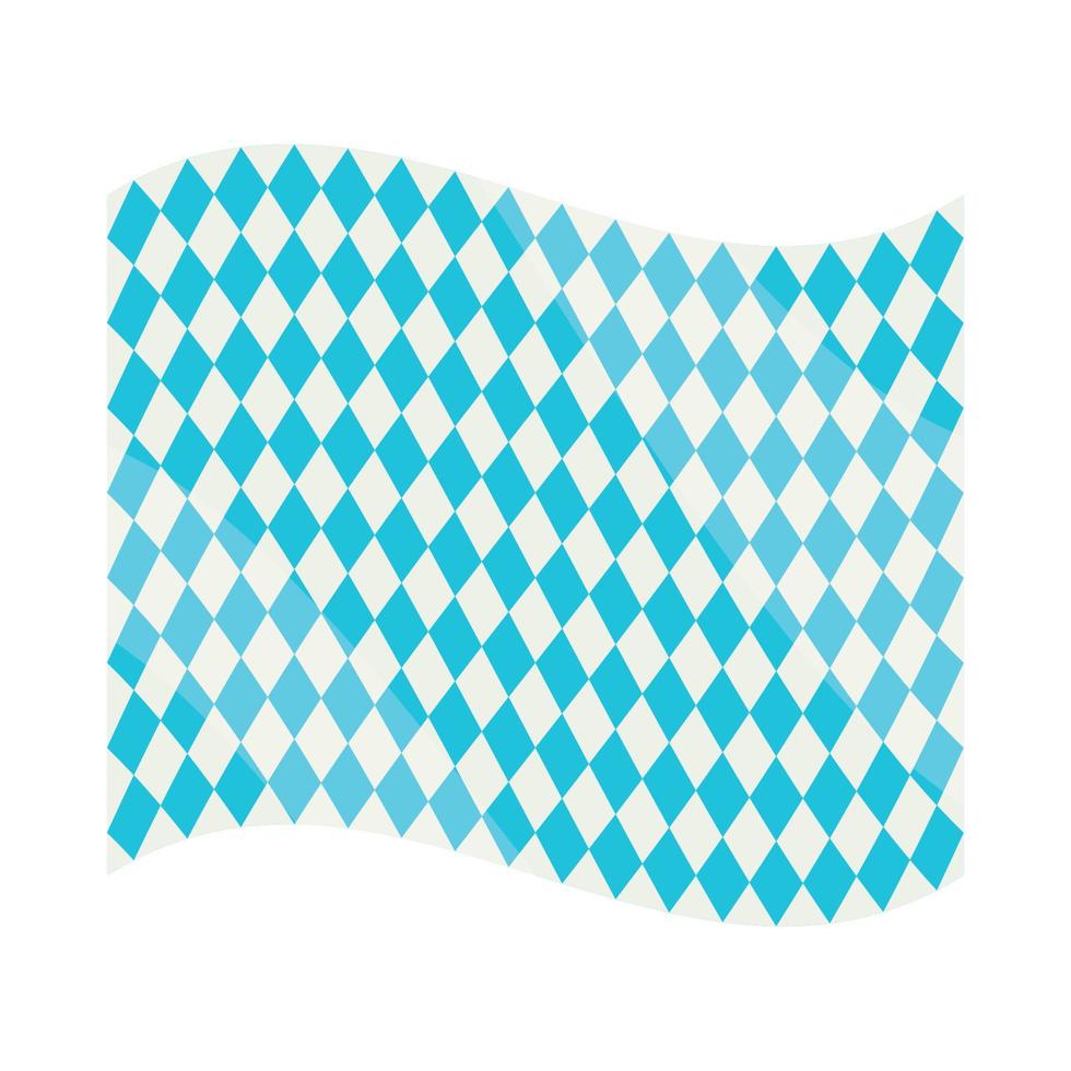 blue checkered tablecloth vector