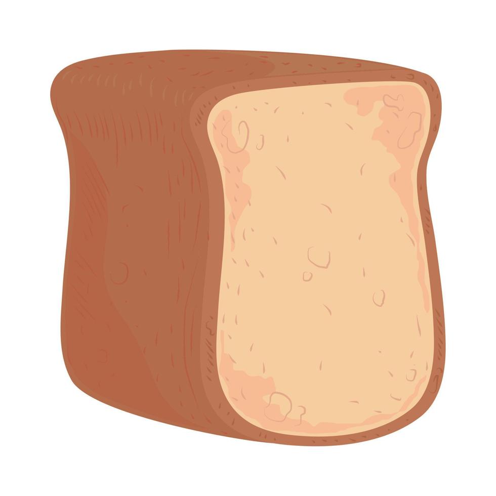loaf of bread icon vector