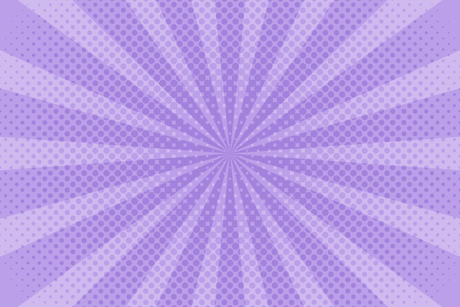 Pop art purple background cartoon comic. Halftone pop art style retro. Vector illustration.