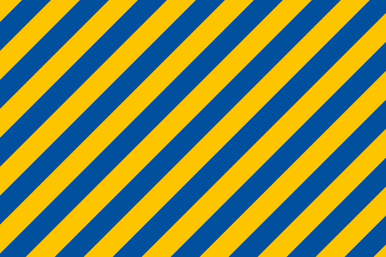 Blue yellow diagonal stripes pattern. Abstract background. Vector illustration.