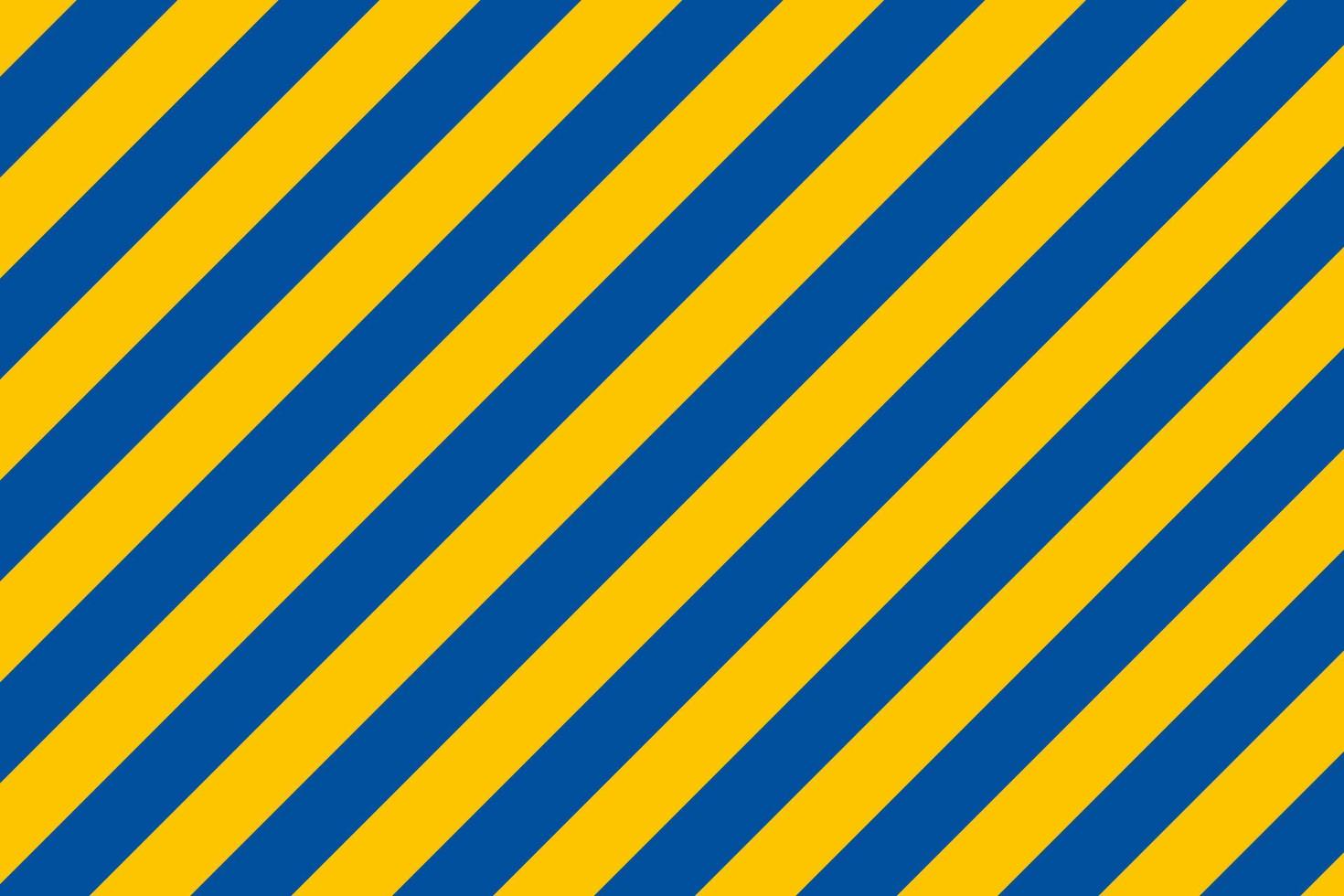 Blue yellow diagonal stripes pattern. Abstract background. Vector illustration.