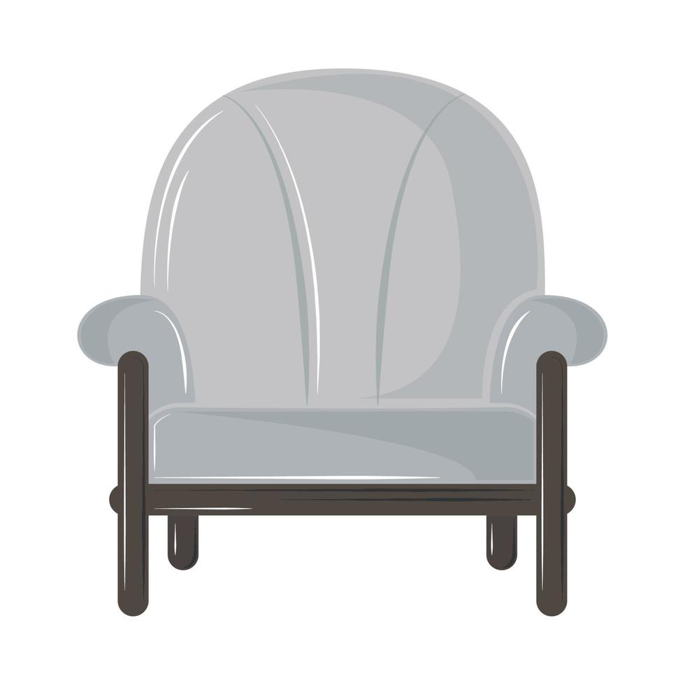 armchair furniture comfort vector