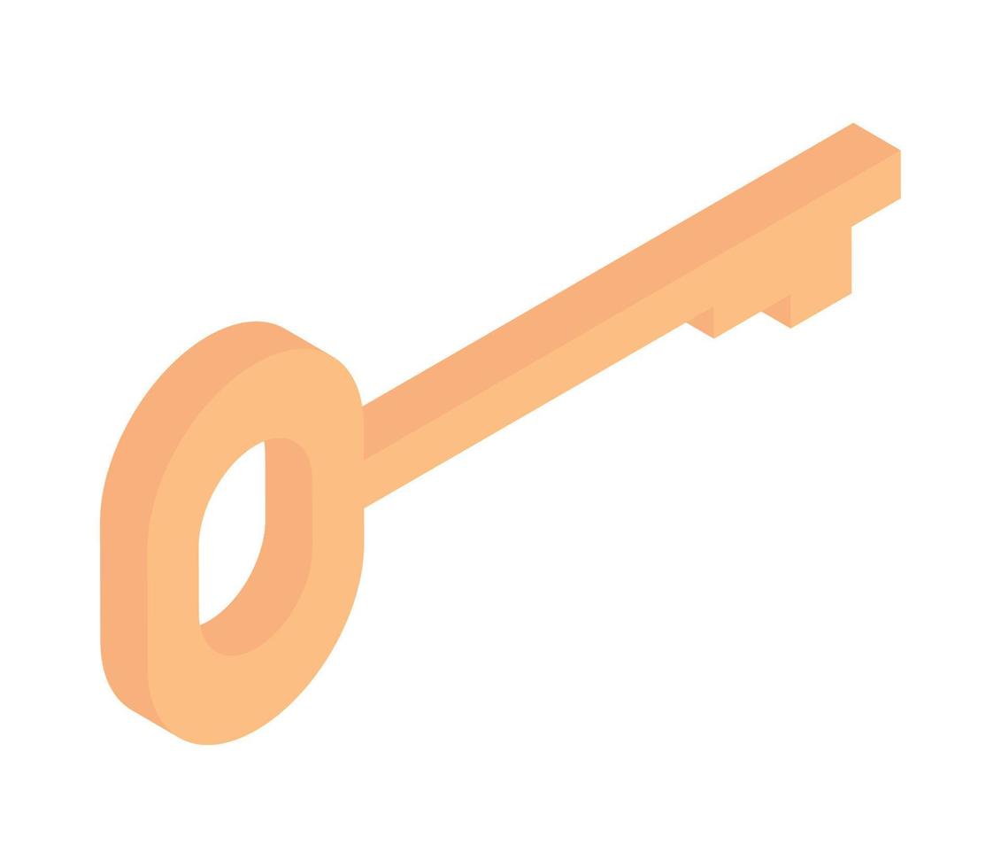 secure key icon vector