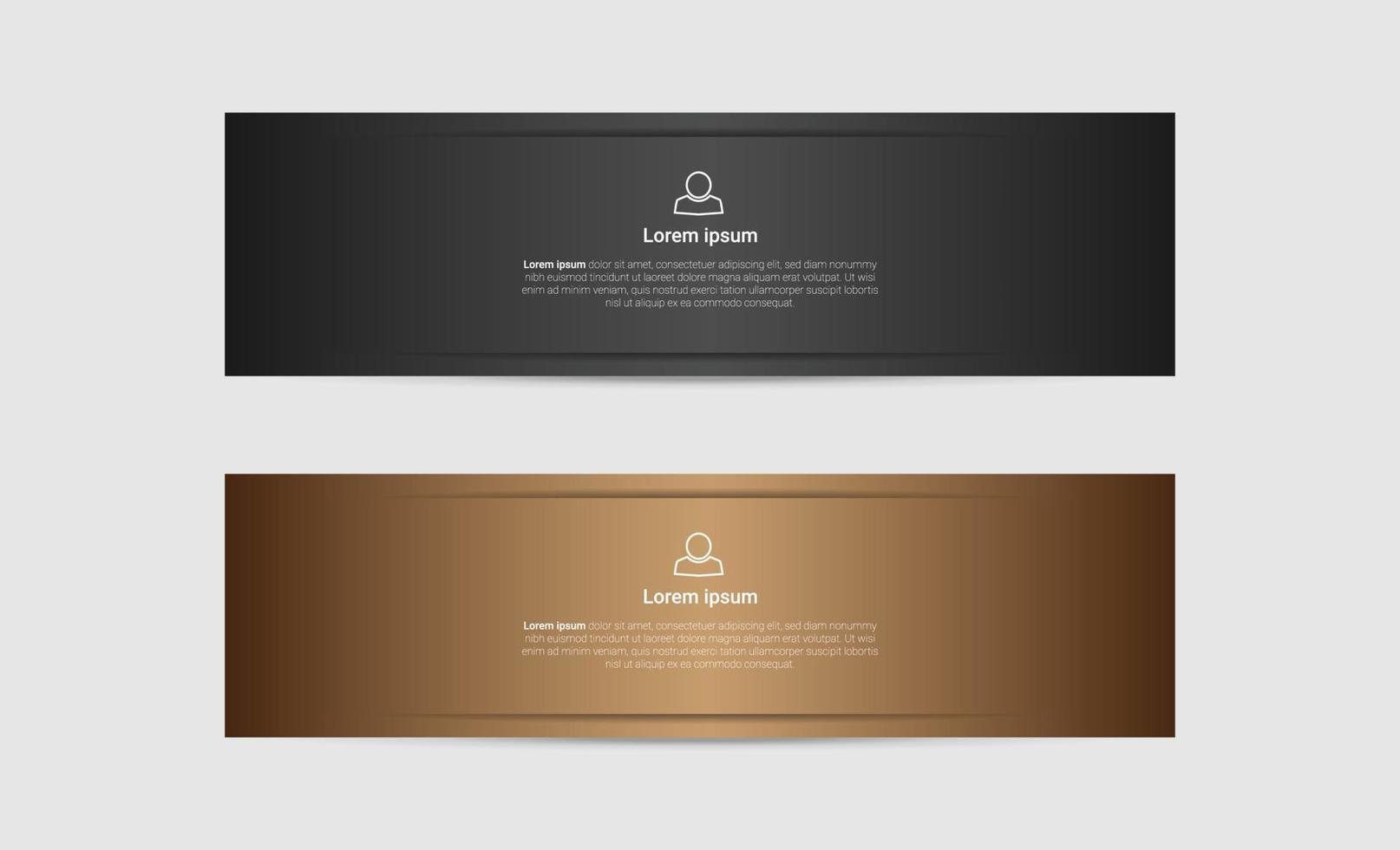 Banner background design abstract vector template. Set of banner background isolated vector for print, display, promotion and advertisement.