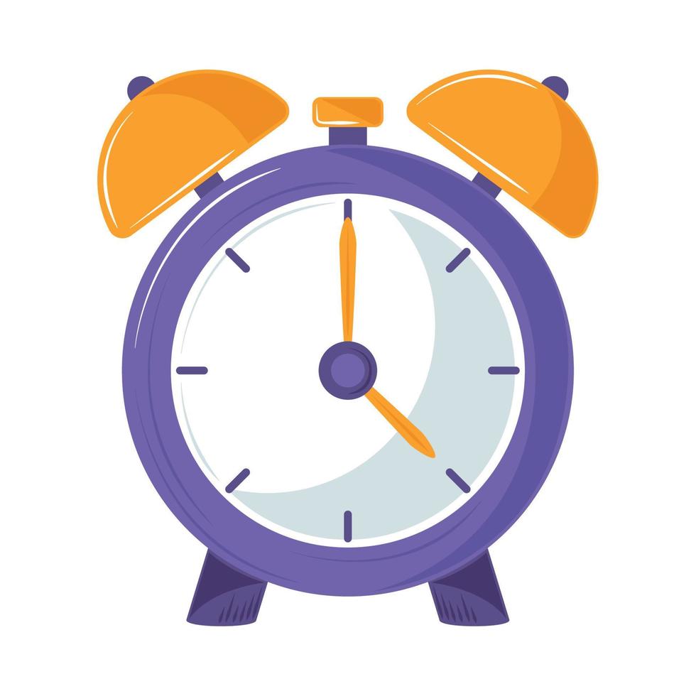 icono de reloj despertador vector