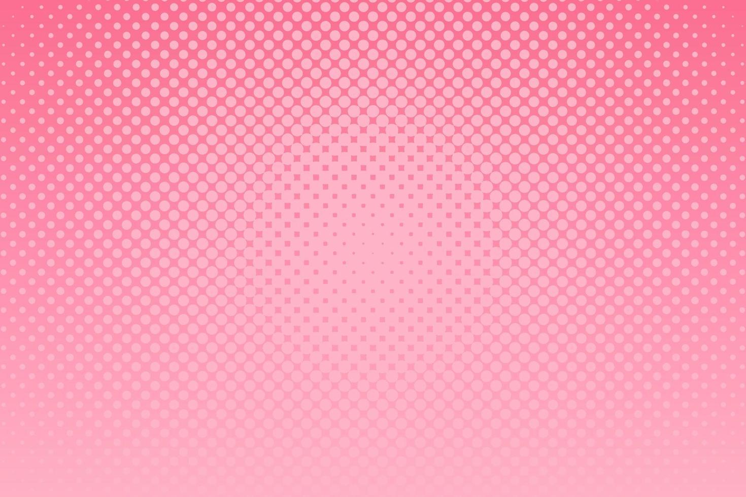 fondo de arte pop rosa con puntos de medio tono en estilo cómico retro. ilustración vectorial vector