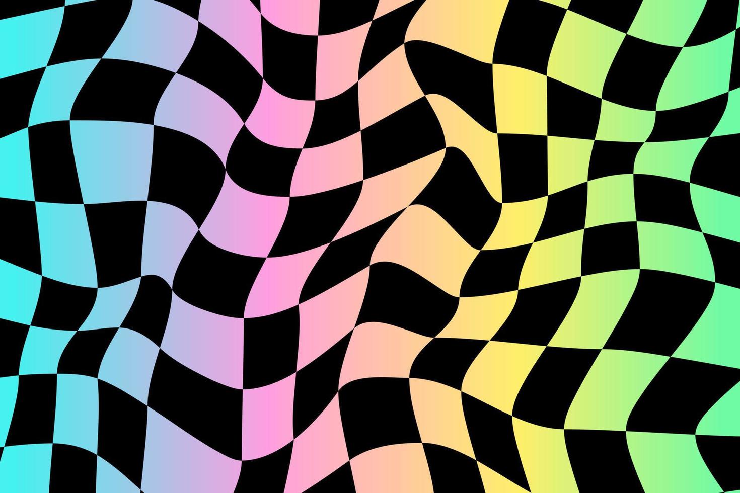 Abstract modern op art, checkered texture. Vector. vector