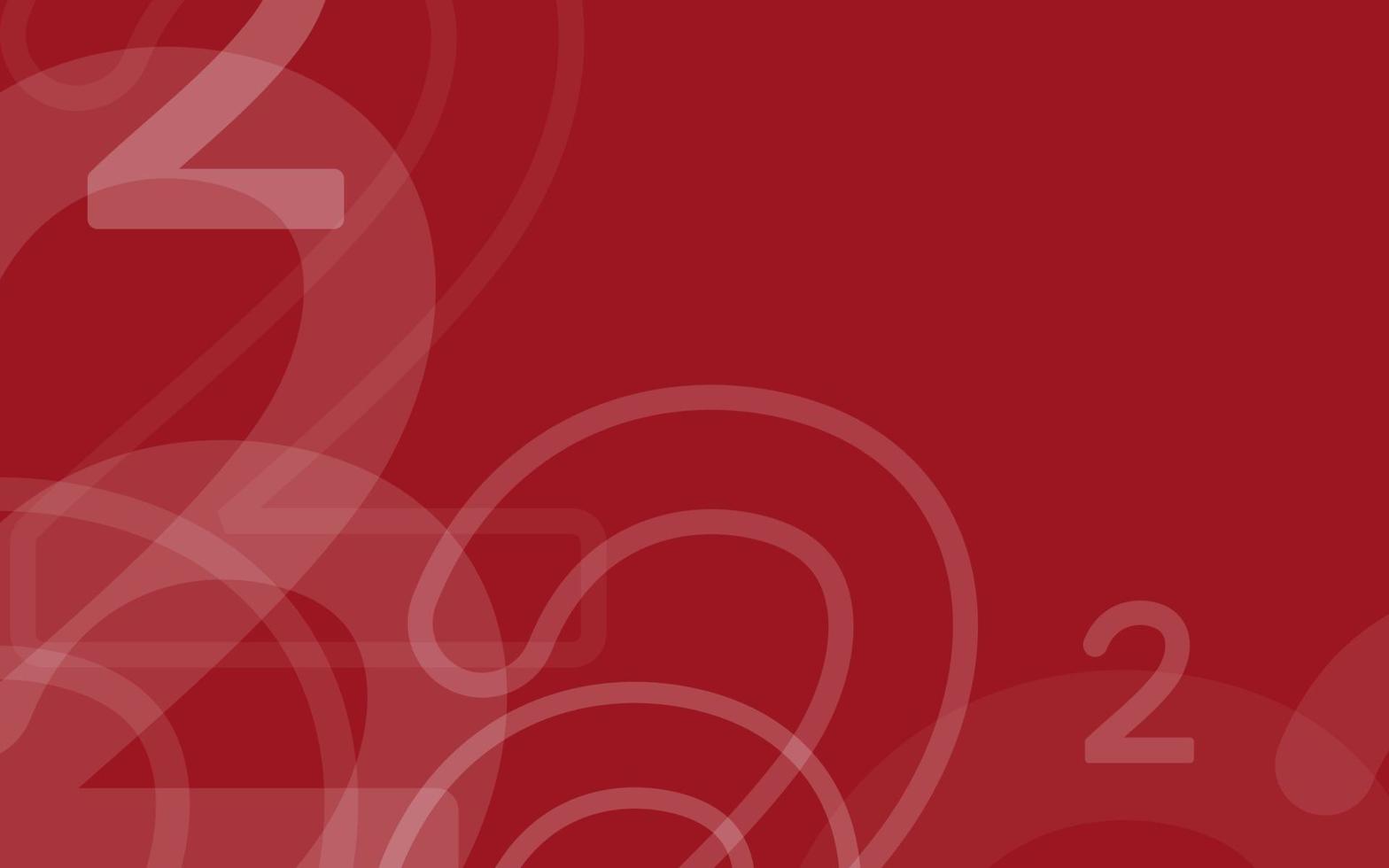 fondo rojo, vector de ilustración abstracta minimalista aleatoria para logotipo, tarjeta, banner, web e impresión.