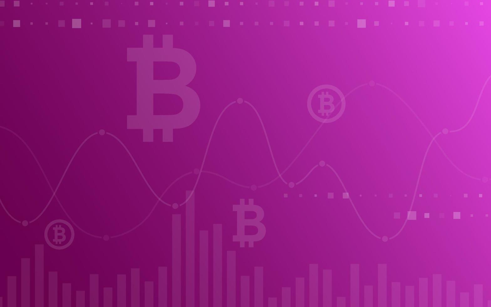 Bitcoin crypto currency illustration vector for page, logo, card, banner, web and printing.