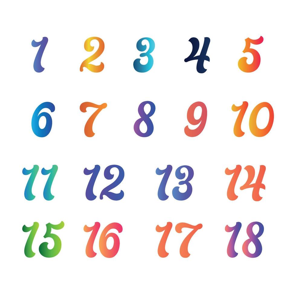 Gradient Number Vector File