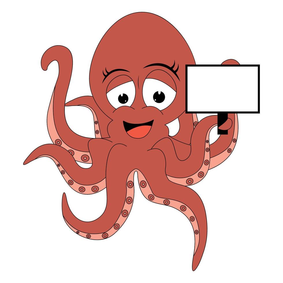 cute octopus animal cartoon graphic vector