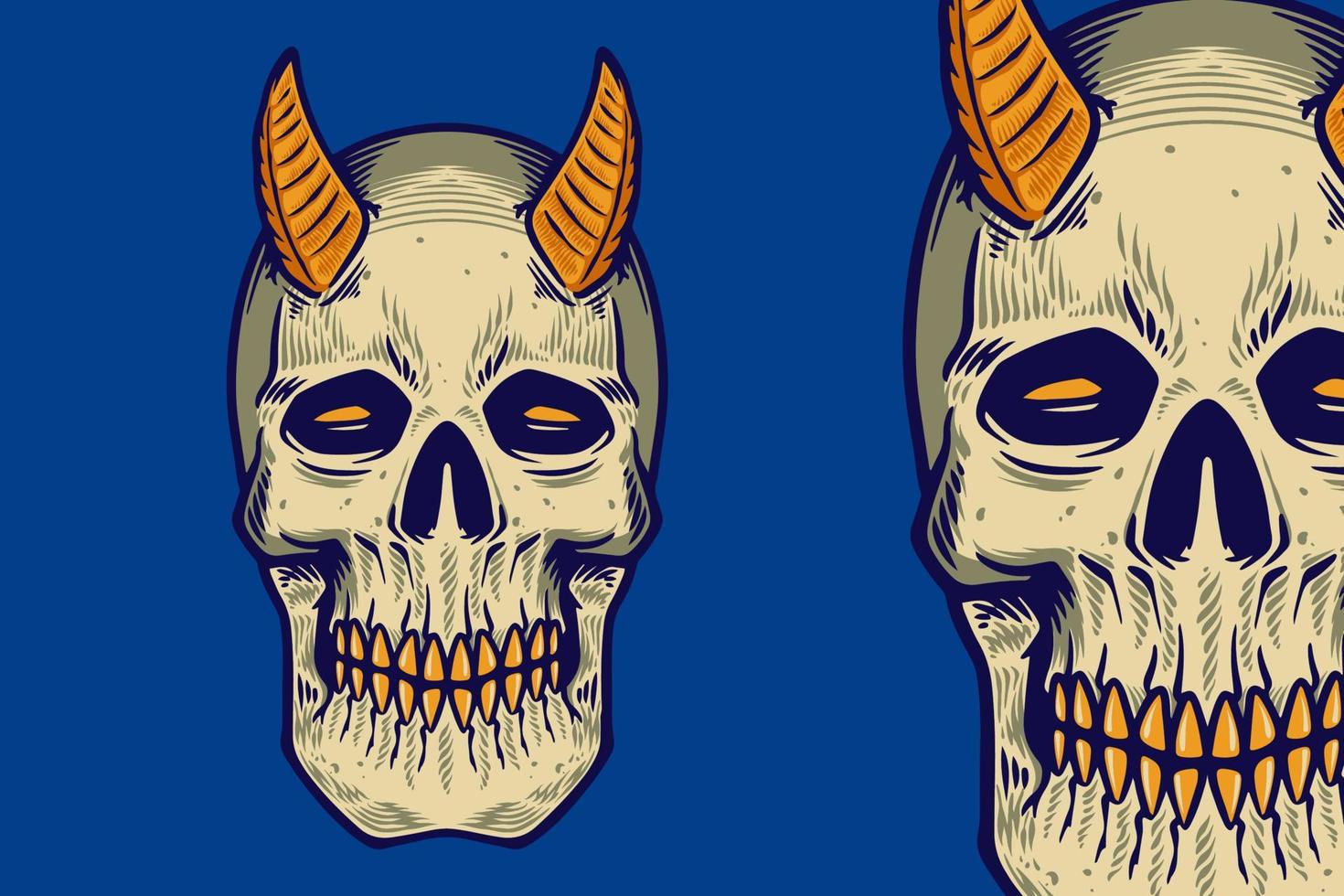 SKULL SET 3-17 vector