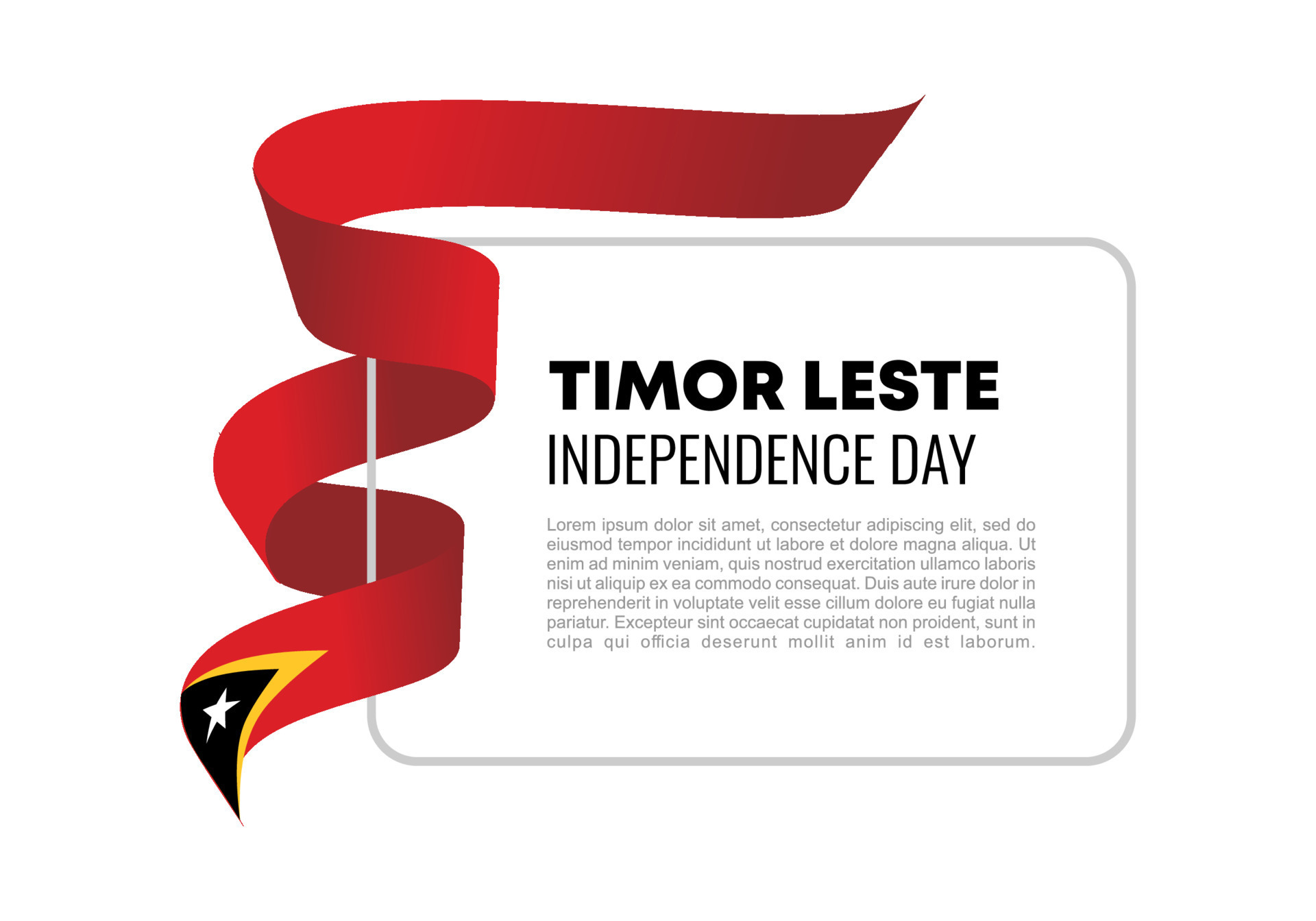 Timor Leste independence day background for celebration on May 20