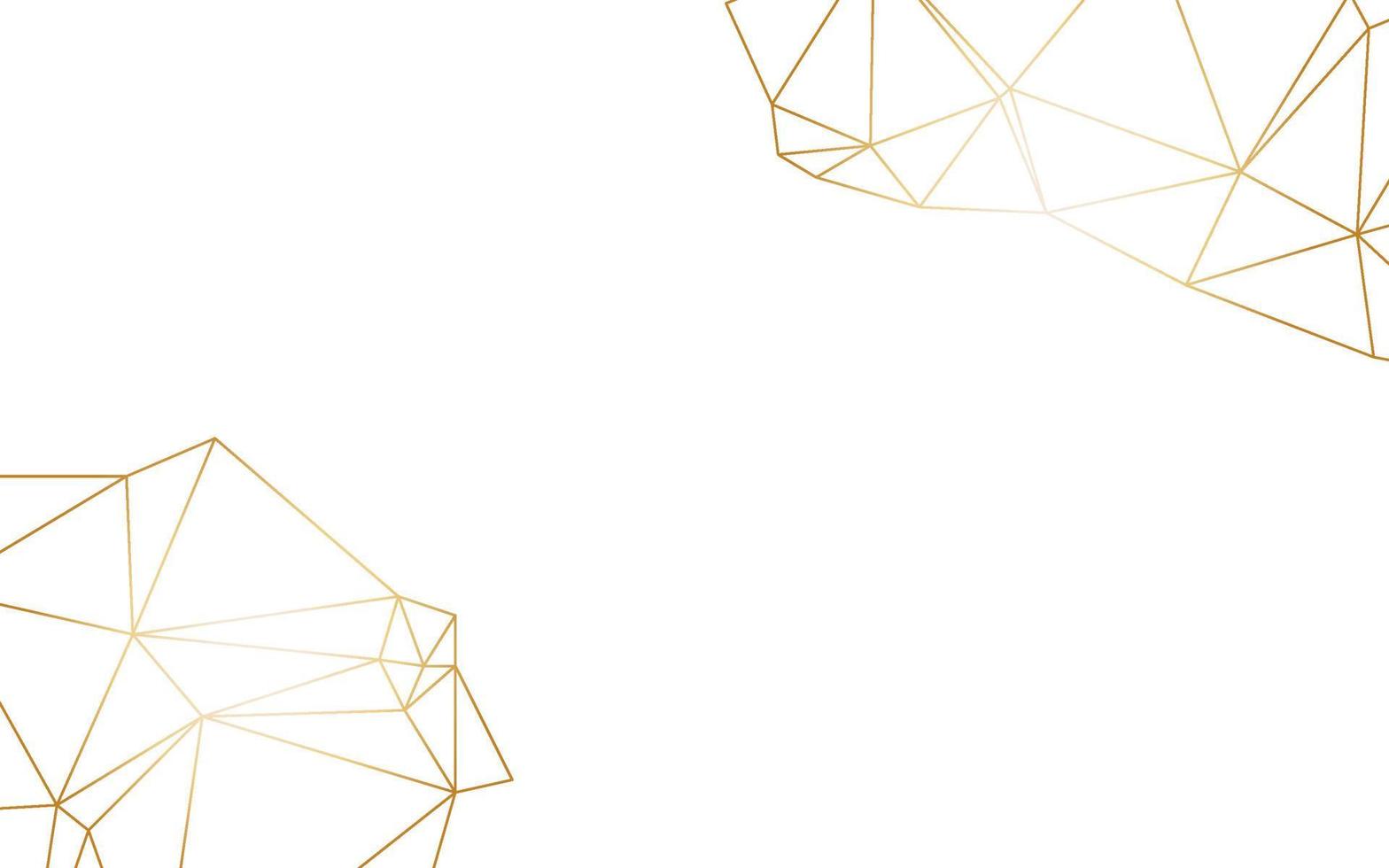 gold background, modern low poly lines effect with luxury gradient for backdrop. vector