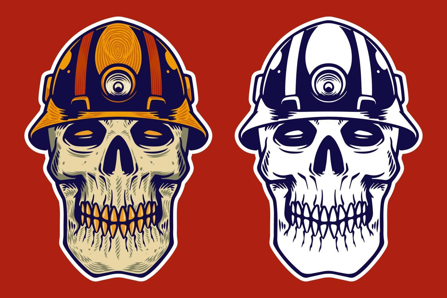 SKULL SET 4-19 vector