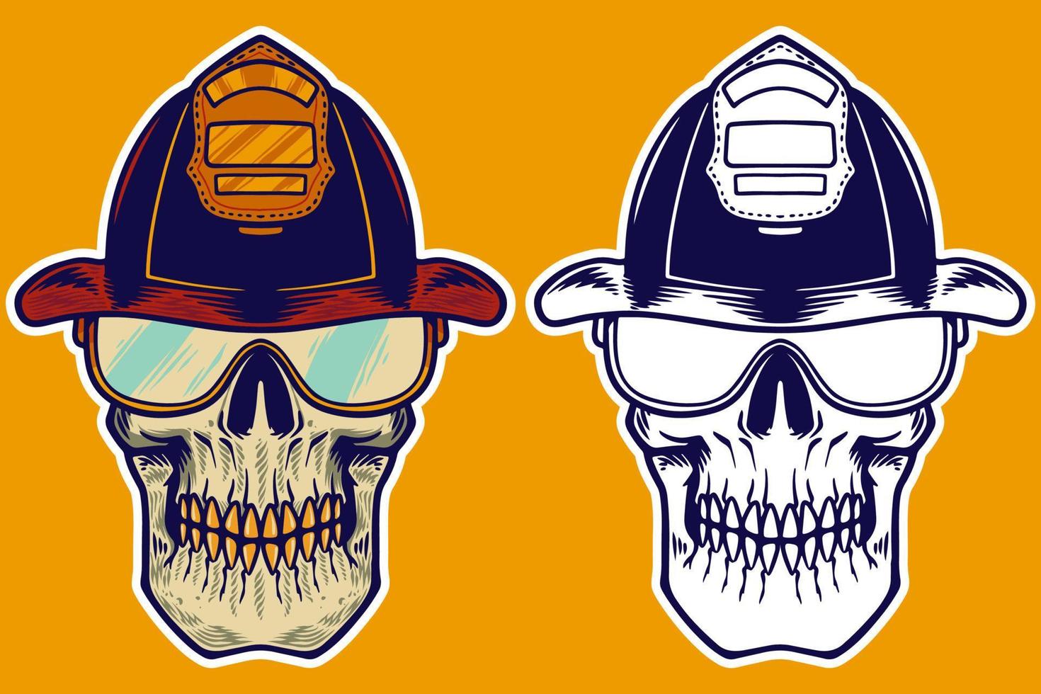 SKULL SET 4-18 vector