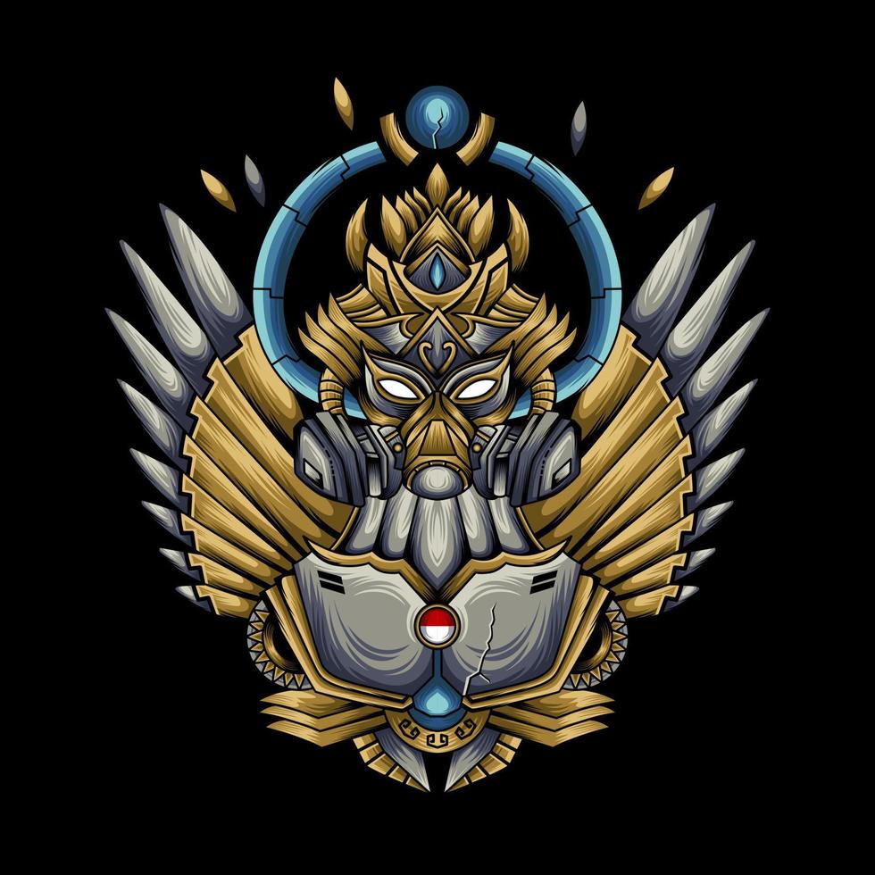 garuda vector illustration