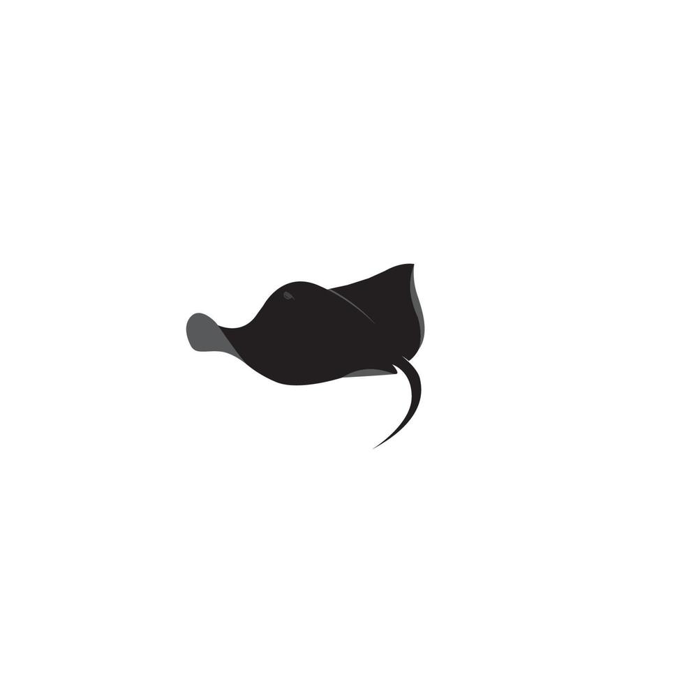 stingray logo vector illustration symbol design.