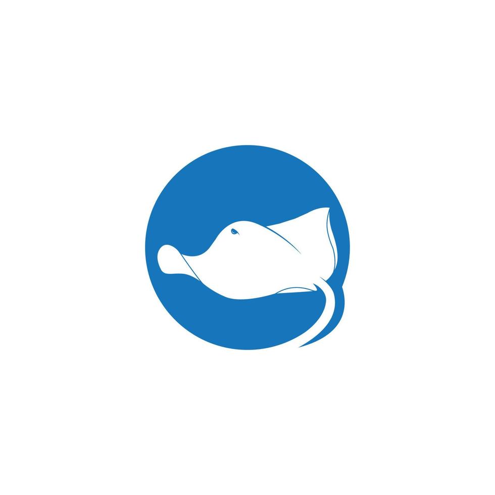 stingray logo  vector illustration template design.