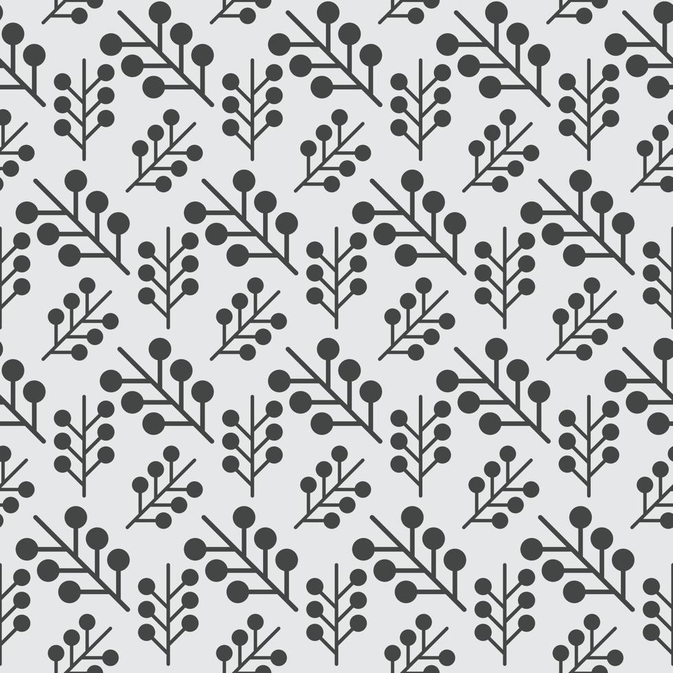 floral minimalist seamless pattern vector