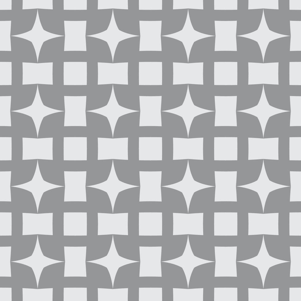 star geometric seamless pattern vector