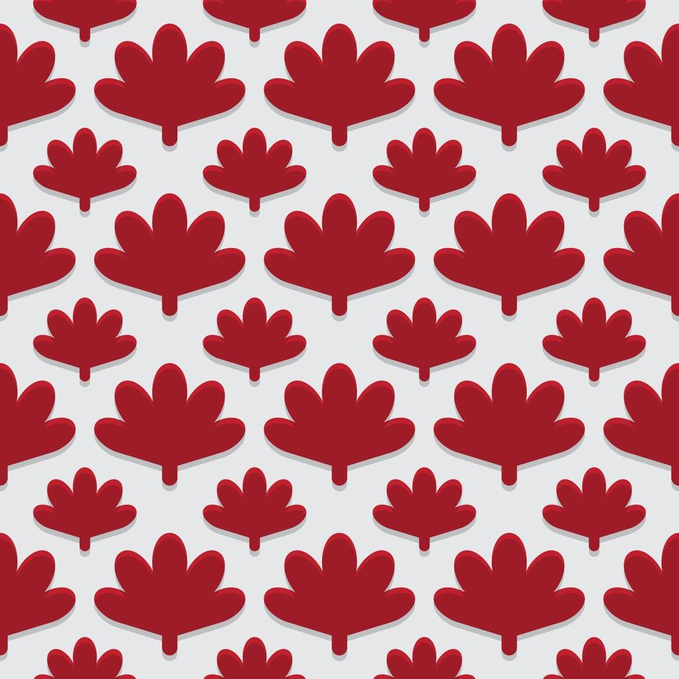 red traditional japanese fan seamless pattern vector