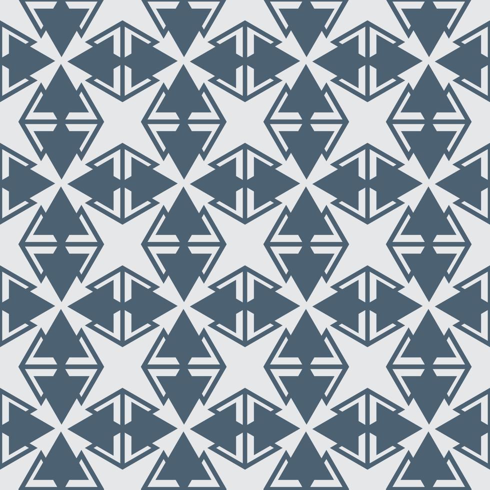 star geometric seamless pattern vector