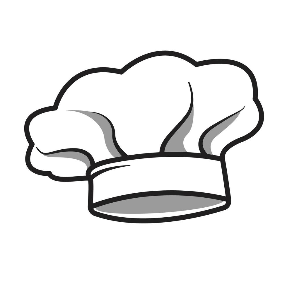 diseño de vector de símbolo de sombrero de chef