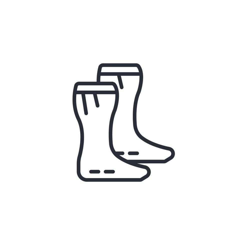 boot icons  symbol vector elements for infographic web