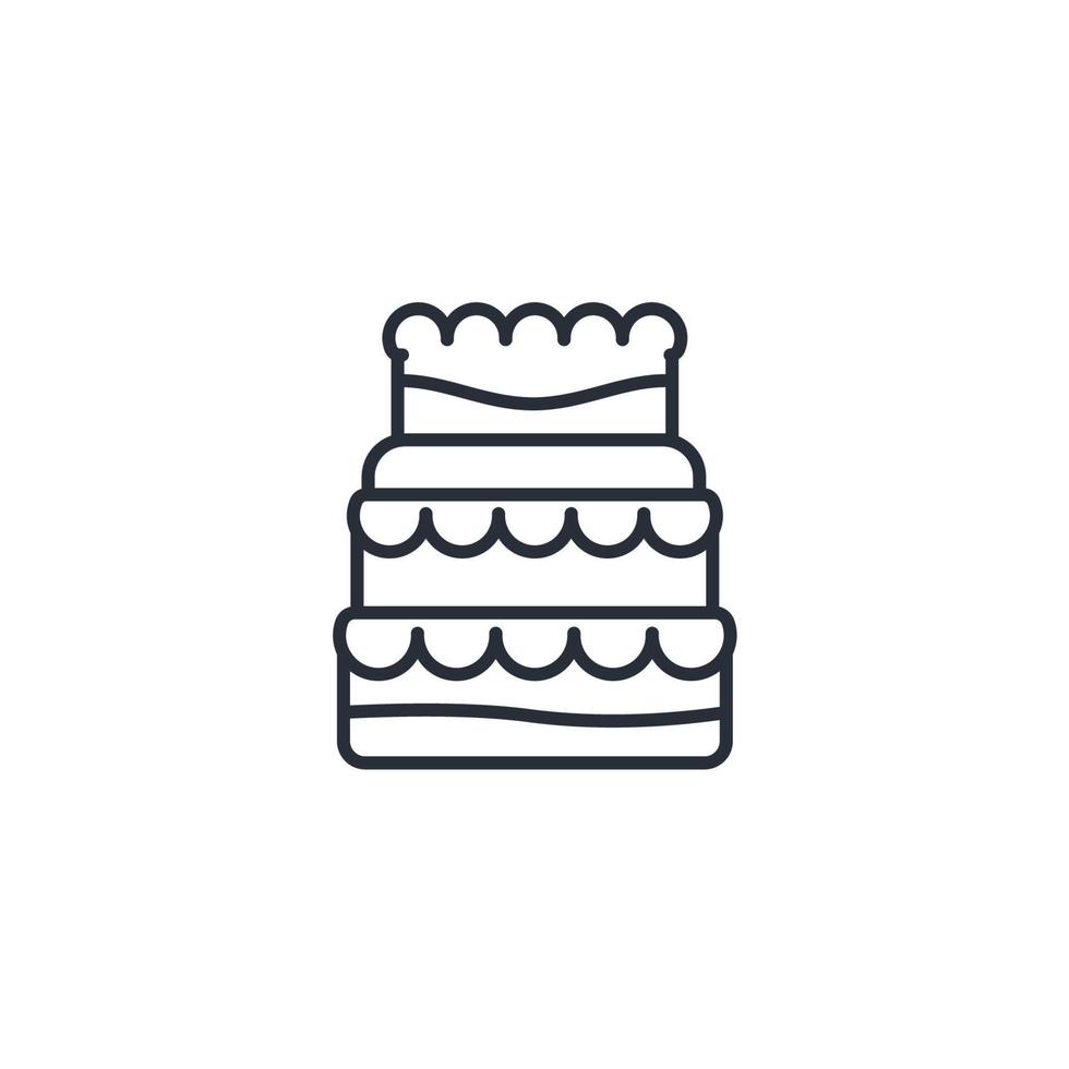 cake icons  symbol vector elements for infographic web
