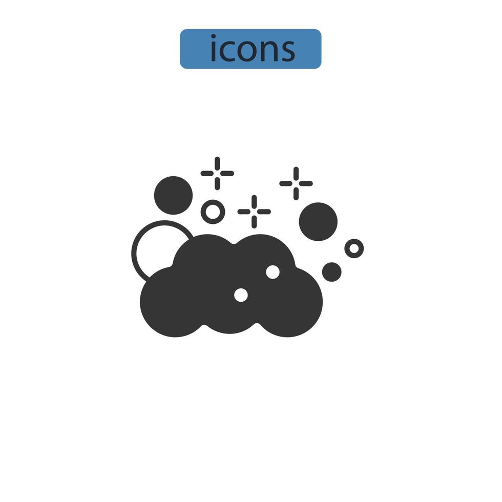 cleanness icons  symbol vector elements for infographic web