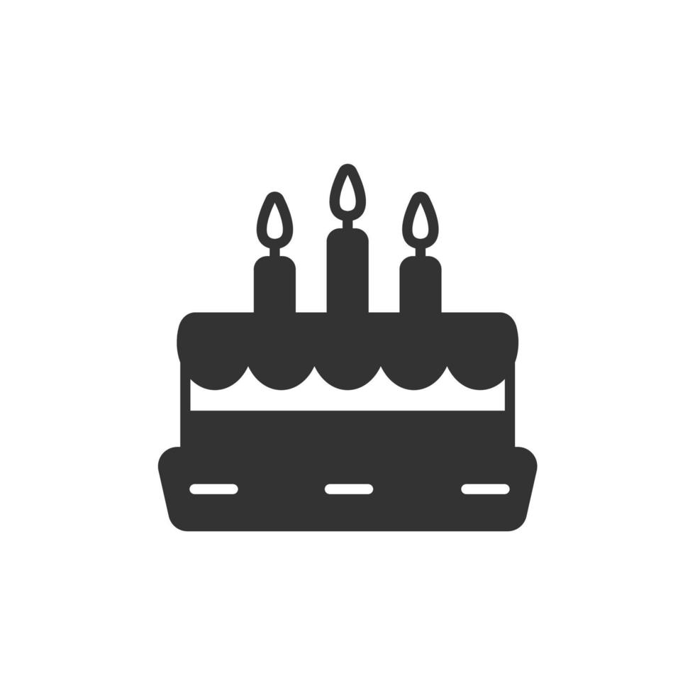 birthday cake icons  symbol vector elements for infographic web